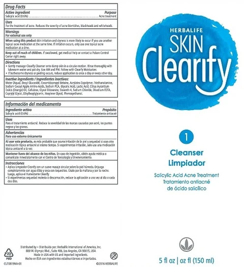 Skin Clearify Cleanser packaging