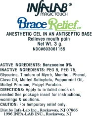 Brace Relief packaging