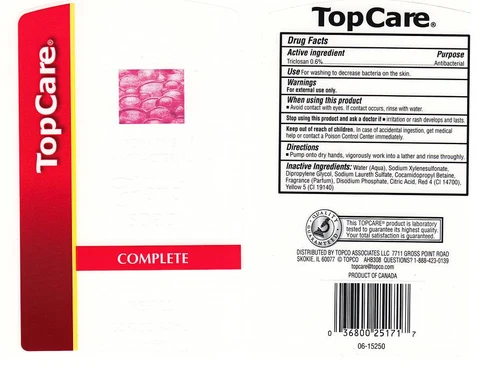 TOPCOANTIBACTERIAL 포장