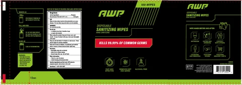 SANITIZING WIPES 포장