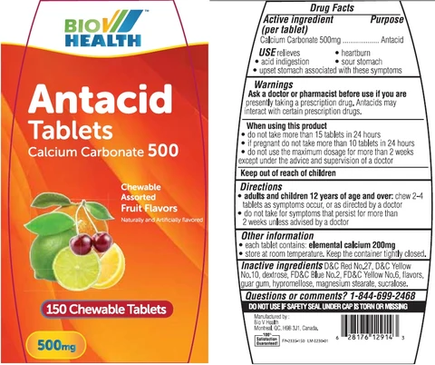 Bio V Antacid Fruit Flavors 포장