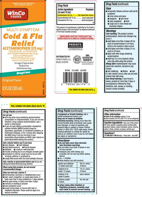 Cold and Flu ReliefMulti symptom 포장
