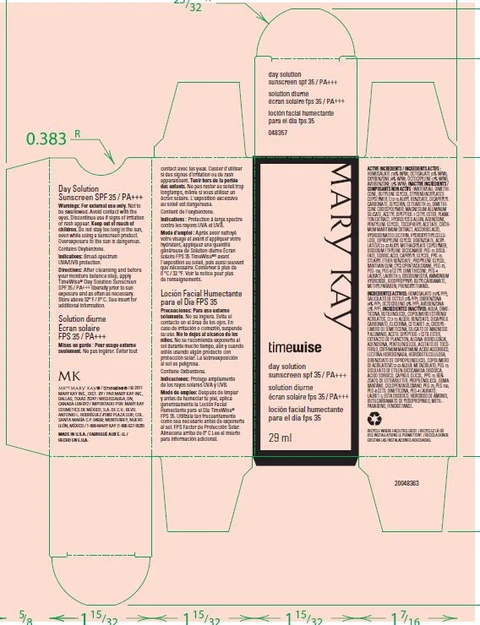 Timewise Day Solution sunscreen SPF 35 packaging