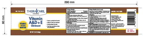 TheraCare Vitamin A and D plus E packaging