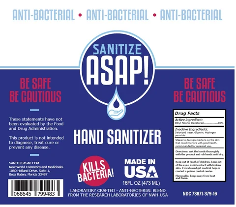 SANITIZE ASAP HAND SANITIZER 포장