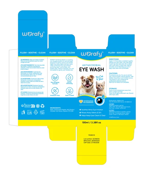 Worafy Gentle Eye Wash packaging