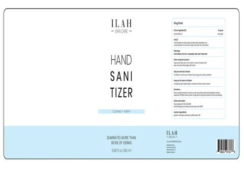 ILAH Skincare Hand Sanitizer 포장