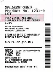 Rugby Polyvinyl Alcohol 1.4% Lubricating Eye Drops 포장