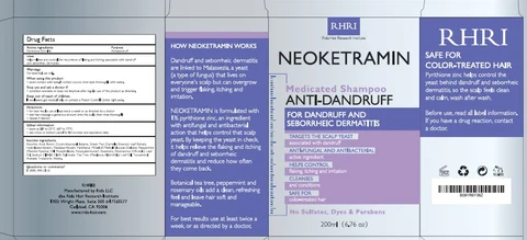 Rida Hair Research Institute RHRI Neoketramin Antifungal Yeast Relief packaging