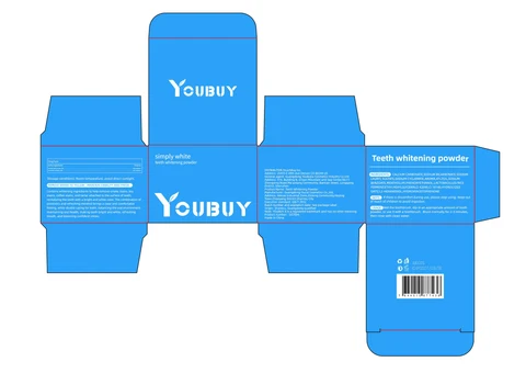 YOUBUY Teeth whitening powder packaging
