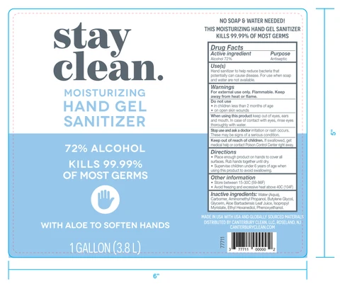 Stayclean Moisturizing Hand Gel Sanitizer 2OZ / Stayclean Moisturizing Hand Gel Sanitizer 3.8L / Stayclean Moisturizing Hand Gel Sanitizer 8OZ packaging