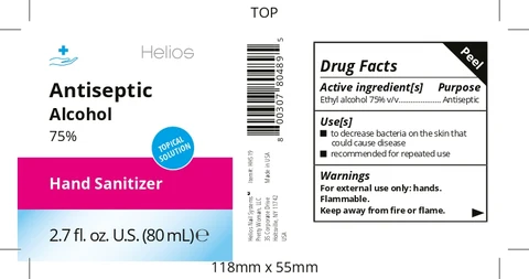 HELIOS Hand Sanitizer 포장