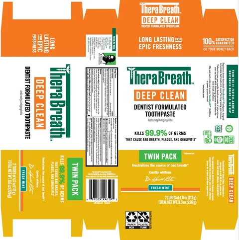 TherabreathDeep Clean packaging