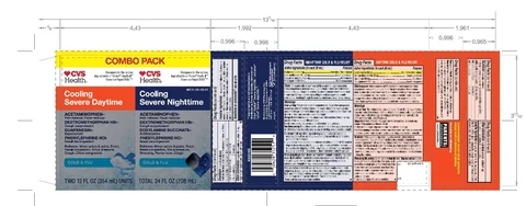 CVS DayTime and NightTime Value PackCold and Flu packaging