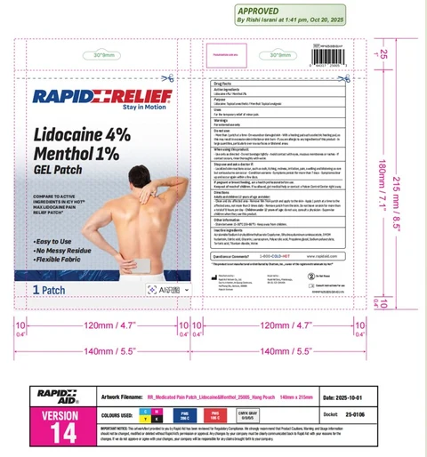 Rapid Relief 포장