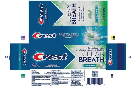 CrestClean Breath Spearmint 포장