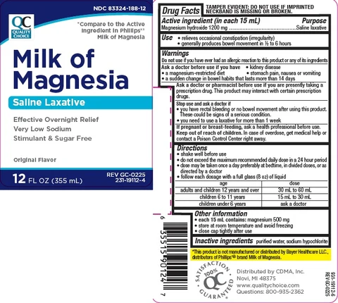 MILK OF MAGNESIA ORIGINAL 포장