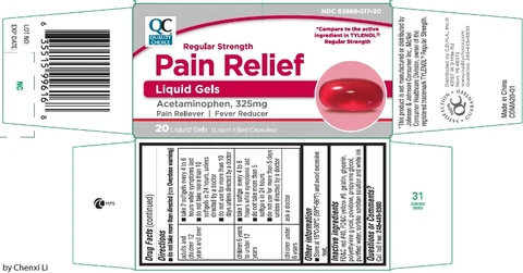 Regular Strength Pain Relief 포장