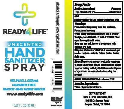 Ready4Life Hand Sanitizer Unscented 포장