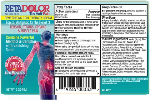 Retadolor Penetrating Cool Therapy 포장