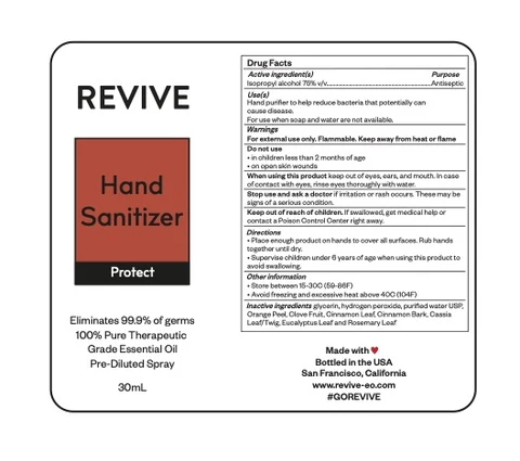 REVIVE Hand Sanitizer - Protect 포장