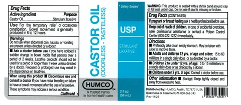 2 oz Humco Castor Oil