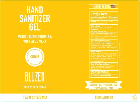 BluZen Hand Sanitizer 포장