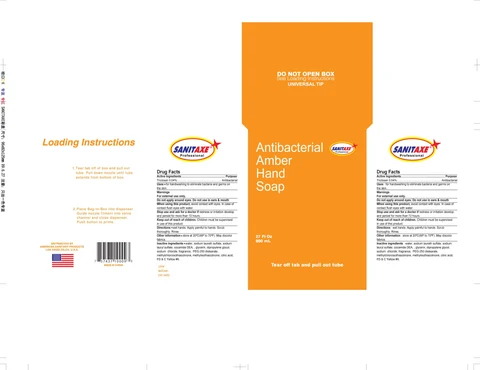 ANTIBACTERIAL AMBER HAND SOAP 포장