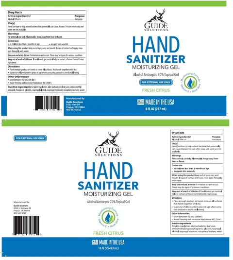 Hand Sanitizer Moisturizing Gel packaging