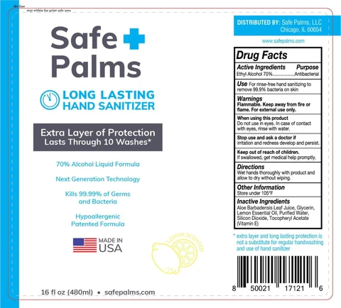 Long Lasting Hand Sanitizer packaging