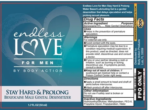 endless LoveFOR MEN packaging