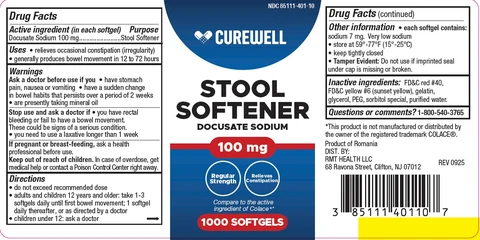 Stool Softener packaging