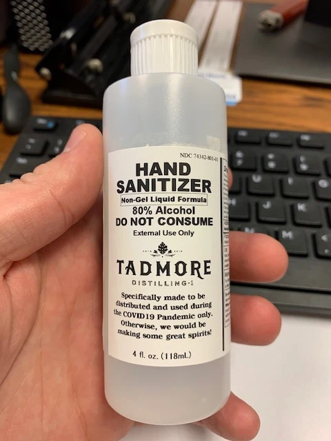 Hand Sanitizer packaging