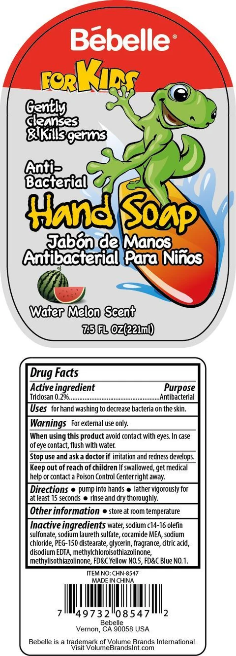 Hand CleanseWater Melon Scent packaging