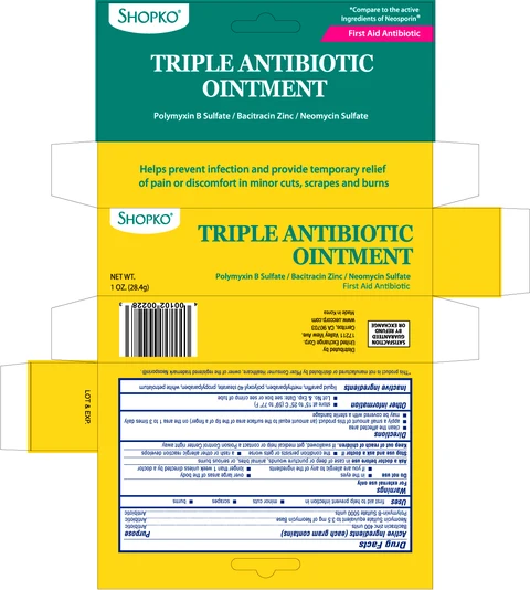 SHOPKO TRIPLE ANTIBIOTIC 포장