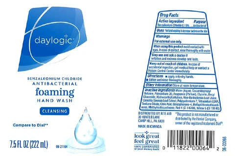 Daylogic Antibacterial Foaming Wash 포장