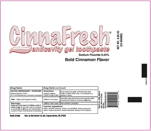 CinnaFresh packaging