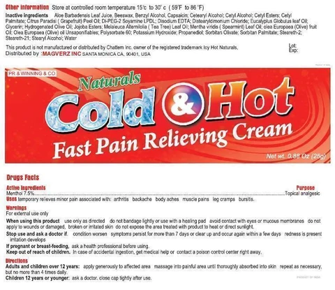 Cold and Hot 포장