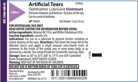 Artificial Tears 포장