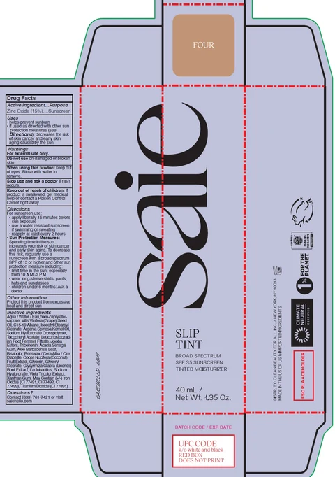 Slip Tint Broad Spectrum SPF 35 Sunscreen Tinted Moisturizer Shade Four 포장