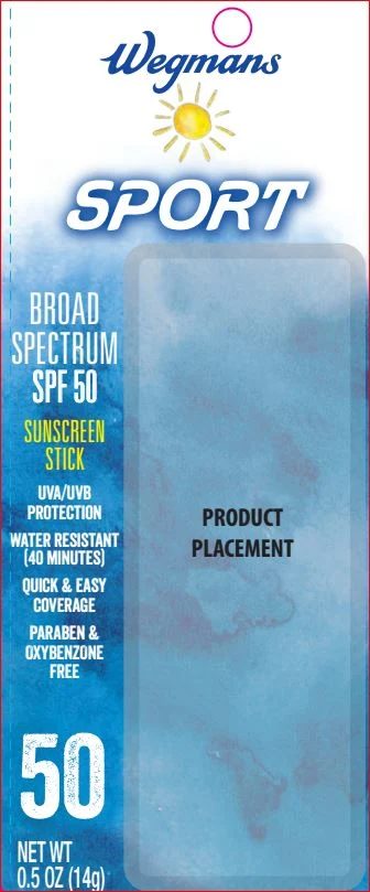 Sport Sunscreen SPF 50Wegmans packaging