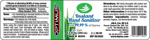 Instant Hand Sanitizer 포장
