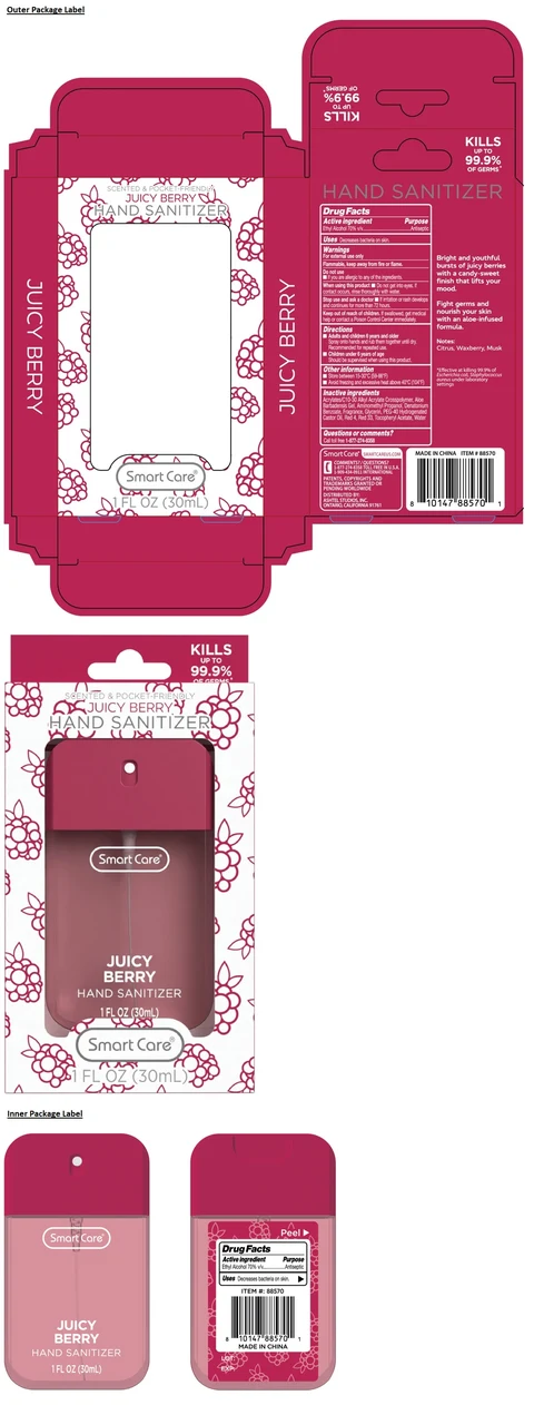 Smart Care JUICY BERRY HAND SANITIZER 포장