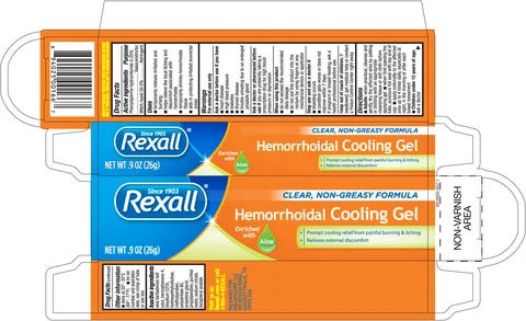 REXALL HEMORRHOIDAL COOLING 포장