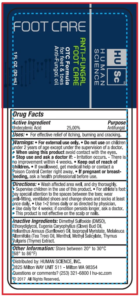 Human Science Antifungal Foot Care 포장