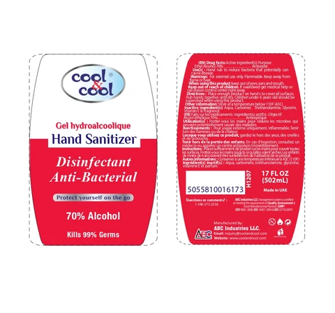 Hand Sanitizer500ML packaging
