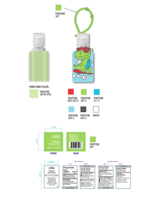 ACORE Peppermint Hand SanitizerBoys 포장
