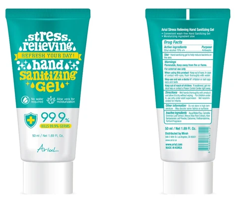 Ariul Stress Relieving Hand Sanitizing Gel 포장