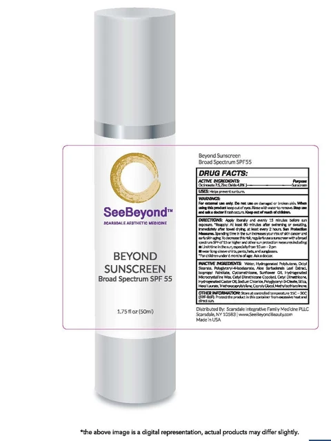 Beyond Sunscreen Broad Spectrum SPF 55 포장