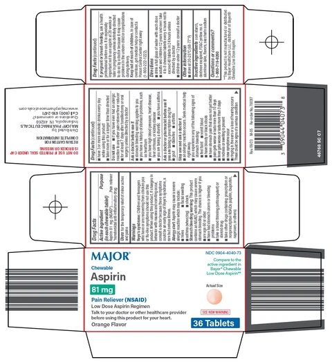 aspirin packaging